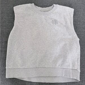 BAUM UND PFERDGARTEN Sleeveless Crewneck Sweatshirt